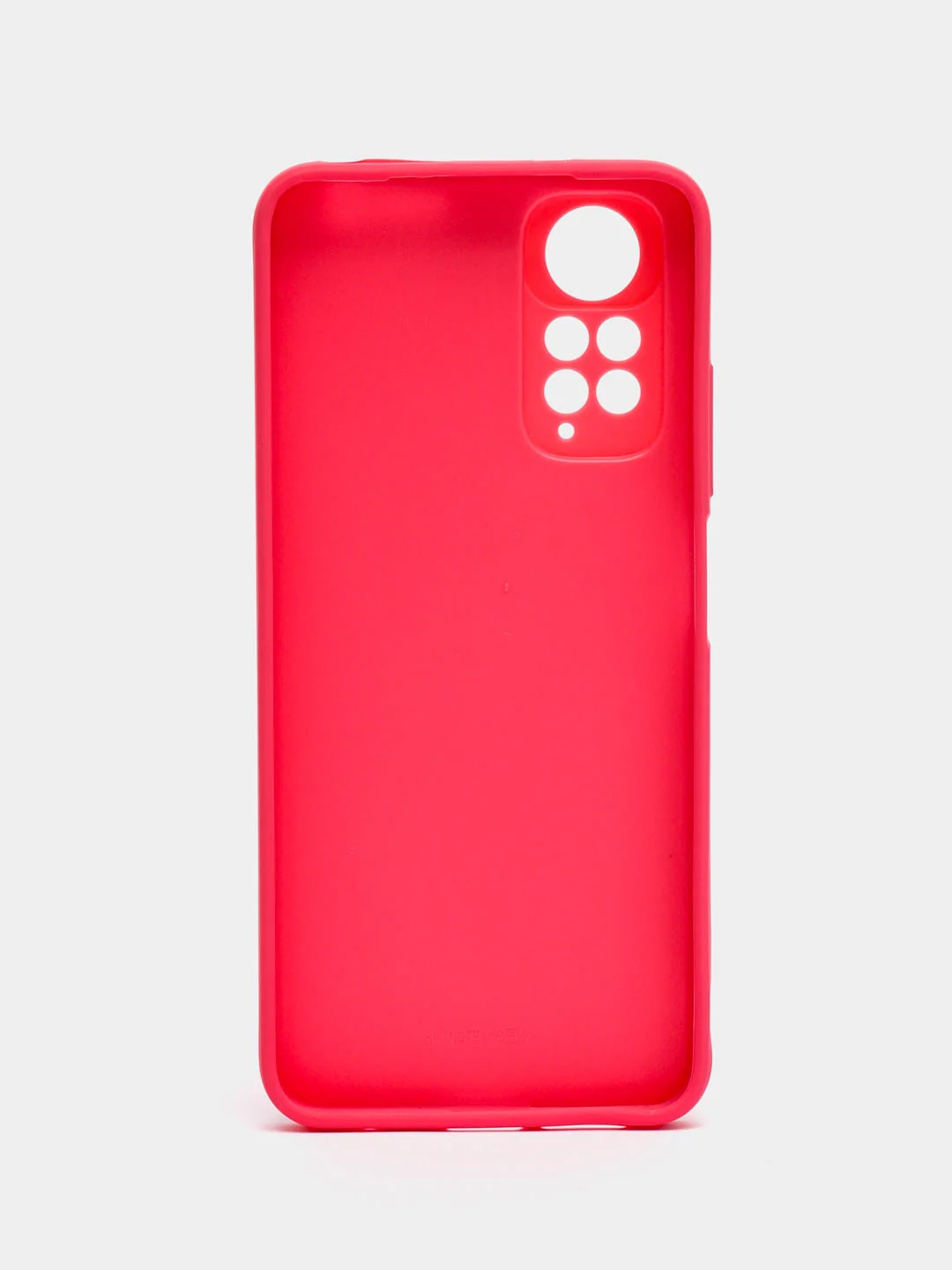Тёмно-розовый чехол на Xiaomi Redmi Note 11 4G, Redmi Note 11S, пластиковый, глянцевый, под стекло