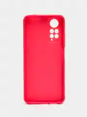 Тёмно-розовый чехол на Xiaomi Redmi Note 11 4G, Redmi Note 11S, пластиковый, глянцевый, под стекло