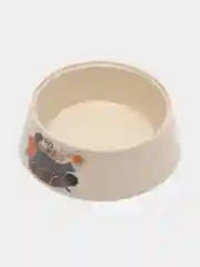 Бежевый миска Cats для кошек и собак мелких пород, 0,3 л, пластик