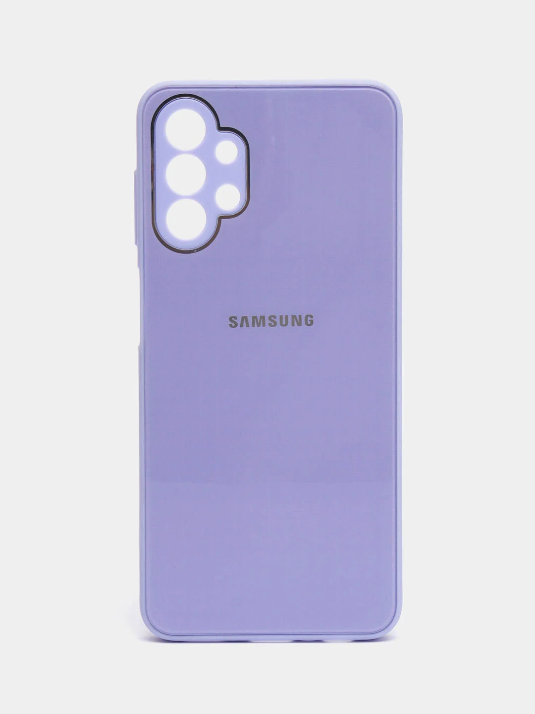 Лавандовый чехол для Samsung Galaxy A13, Самсунг Галакси А13 4G, пластиковый, глянцевый, под стекло