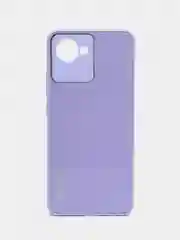 Лавандовый чехол Realme C30, C30s, Narzo 50i Prime, пластиковый, глянцевый, под стекло