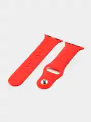 Красный бампер с защитным стеклом и ремешком для Apple Watch 38/40/41/42/44/45/49