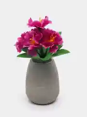 Горчичный искусственные цветы. Климатисы (букет). Композиция. Высота: 210 мм