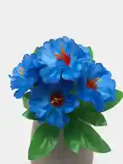 Алый искусственные цветы. Климатисы (букет). Композиция. Высота: 210 мм
