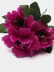 Алый искусственные цветы. Климатисы (букет). Композиция. Высота: 210 мм