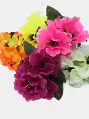 Бирюзовый искусственные цветы. Климатисы (букет). Композиция. Высота: 210 мм