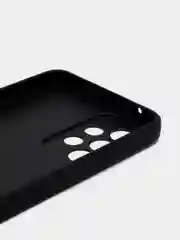 Черный чехол для Samsung Galaxy A33 / Самсунг Галакси А33, пластиковый, глянцевый, под стекло