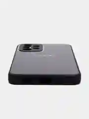 Черный чехол для Samsung Galaxy A33 / Самсунг Галакси А33, пластиковый, глянцевый, под стекло