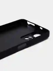 Черный чехол на Xiaomi Redmi Note 11 4G, Redmi Note 11S, пластиковый, глянцевый, под стекло
