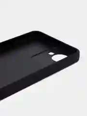 Черный чехол Realme C30, C30s, Narzo 50i Prime, пластиковый, глянцевый, под стекло