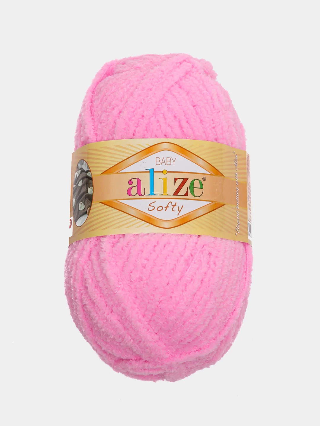 Розовый пряжа Alize Softy