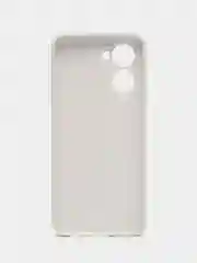 Белый чехол для Realme C33, Реалми С33, пластиковый, глянцевый, под стекло