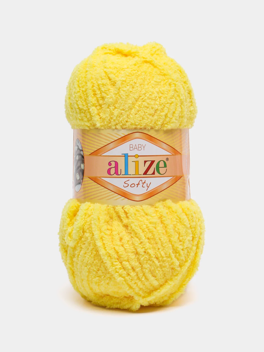 Лимонный пряжа Alize Softy