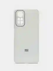 Белый чехол на Xiaomi Redmi Note 11 4G, Redmi Note 11S, пластиковый, глянцевый, под стекло
