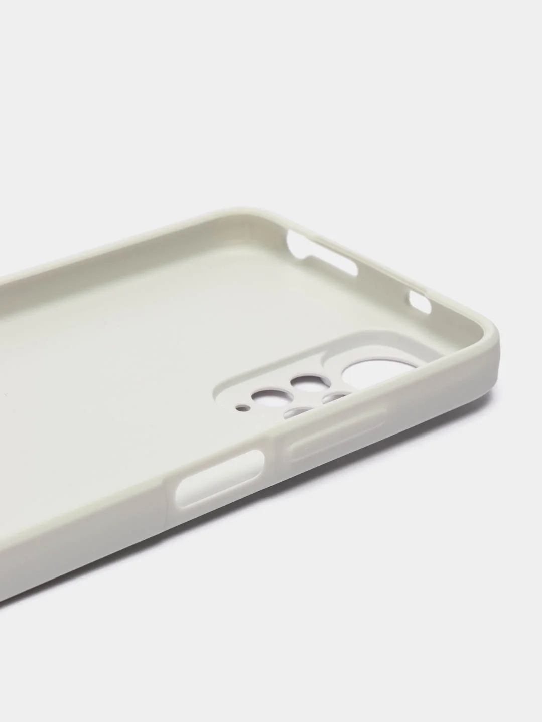 Белый чехол на Xiaomi Redmi Note 11 4G, Redmi Note 11S, пластиковый, глянцевый, под стекло