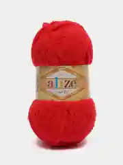 Красный пряжа Alize Softy