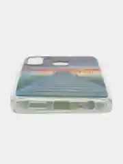 Небесно-голубой чехол Tecno Spark GO 2022, Tecno Spark 8C / Техно Спарк Го, Спарк 8 силиконовый с рисунком
