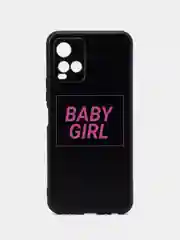 Зеленый силиконовый чехол для Vivo Y33s / Y21 2021, с принтом, с рисунком (Виво У33С / у21 2021)
