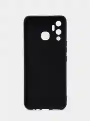 Серебряный силиконовый чехол для Infinix HOT 12 PLAY NFC, с принтом, с рисунком (Хот 12 Плей)