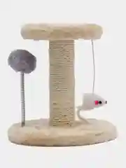 Серый когтеточка для кошек и котят с игрушками