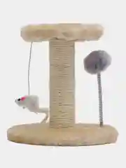 Серый когтеточка для кошек и котят с игрушками