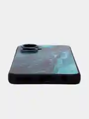 Тёмно-бирюзовый чехол для Tecno Camon 19 / 19 Pro, с принтом, с рисунком (Техно Камон 19 Про)