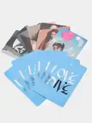 Голубой карточки женских k-pop групп TWICE, AESPA, IVE, NewJeans, 55 штук