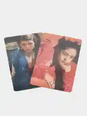 Голубой карточки женских k-pop групп TWICE, AESPA, IVE, NewJeans, 55 штук