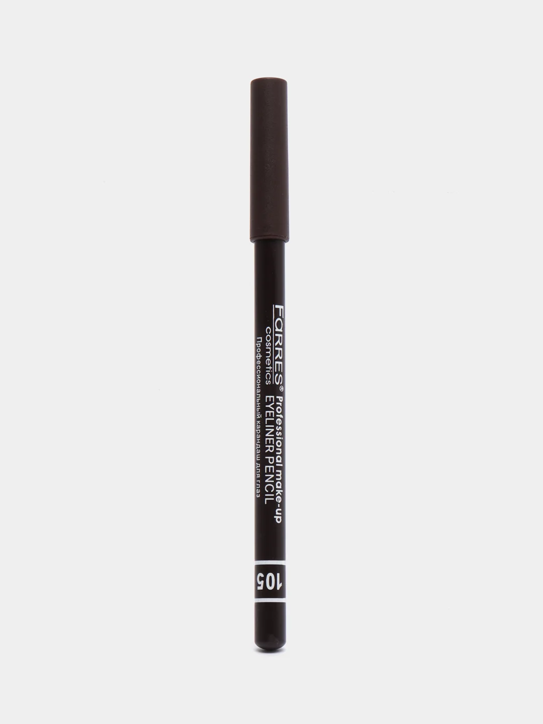 Тёмно-коричневый farres cosmetics Карандаш для глаз матовый