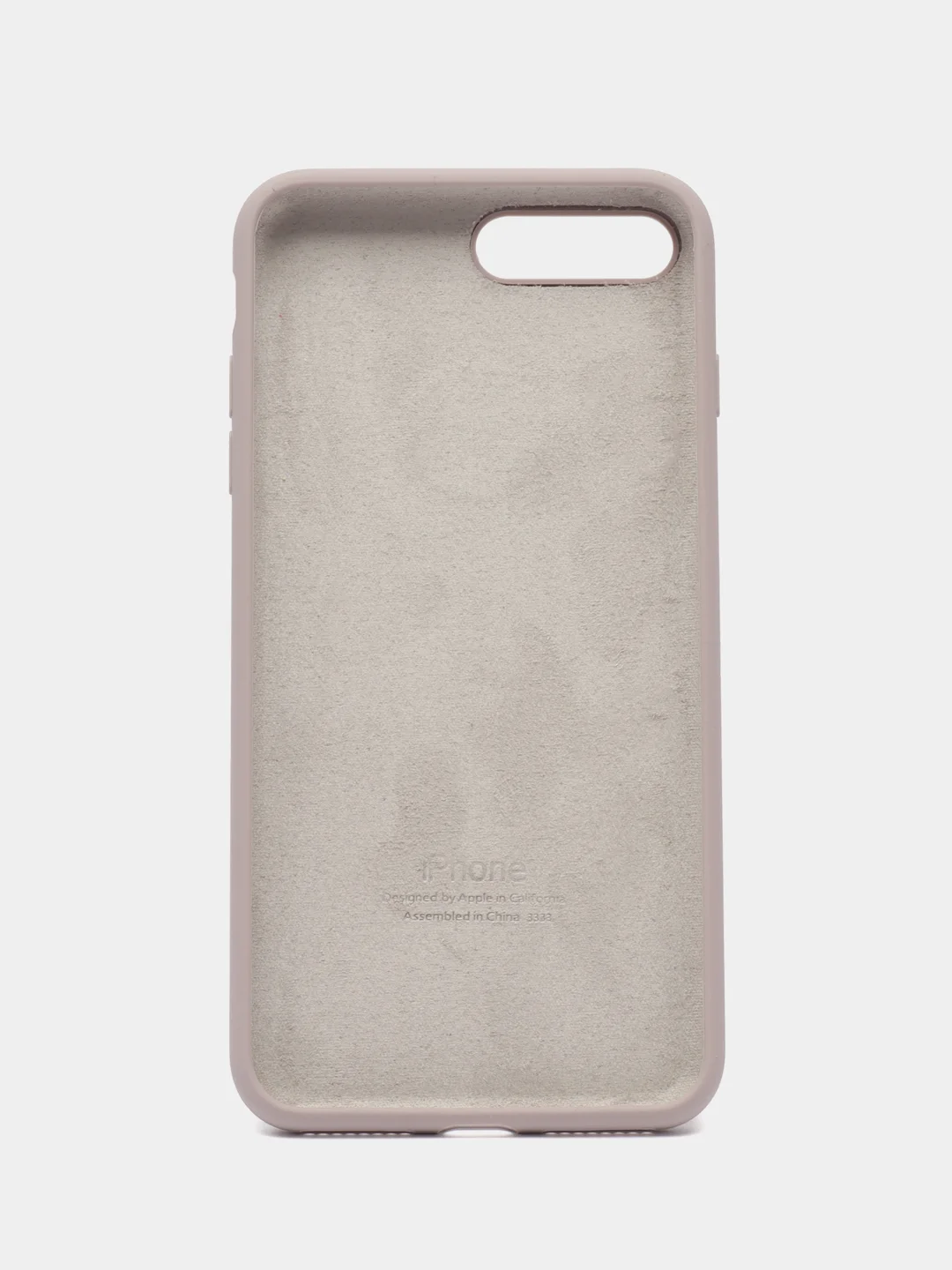 Бежевый меланж чехол для iPhone 12, 7+, 12 Pro Max, 11 Pro Max, XS Max, Silicone Case, с закрытым низом