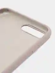Бежевый меланж чехол для iPhone 12, 7+, 12 Pro Max, 11 Pro Max, XS Max, Silicone Case, с закрытым низом