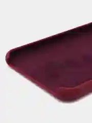 Тёмно-бордовый чехол для iPhone 11, 6S, 7, 5, XR, XS, 7+, 11 Pro Max, с открытым низом, Silicone Case