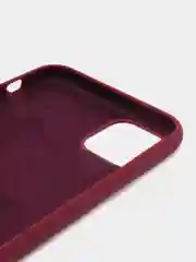 Тёмно-бордовый чехол для iPhone 11, 6S, 7, 5, XR, XS, 7+, 11 Pro Max, с открытым низом, Silicone Case