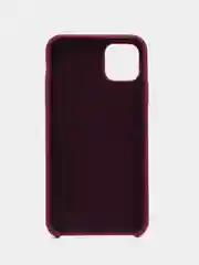 Тёмно-бордовый чехол для iPhone 11, 6S, 7, 5, XR, XS, 7+, 11 Pro Max, с открытым низом, Silicone Case