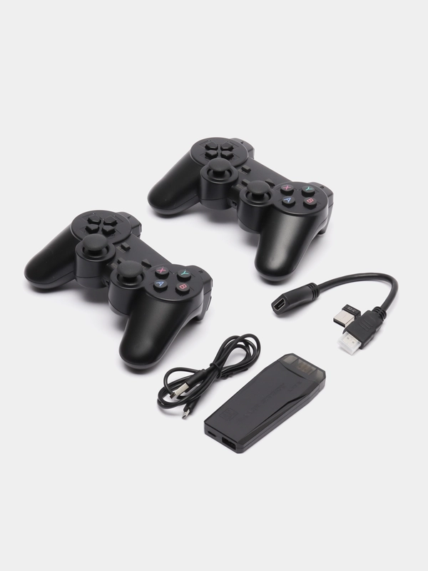 Игровая приставка Game Stick Lite 64 Gb для ТВ, 4k Ultra HD, 2 геймпад , 10000 игр