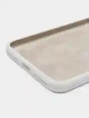 Белый чехол для iPhone 12, 7+, 12 Pro Max, 11 Pro Max, XS Max, Silicone Case, с закрытым низом