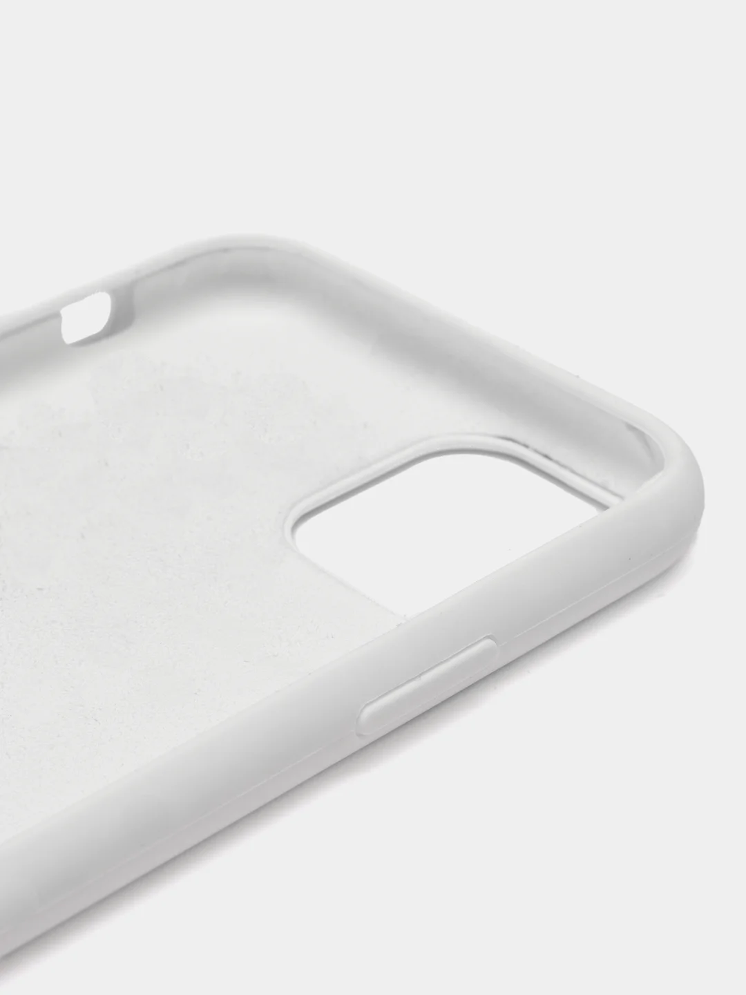 Белый чехол для iPhone 11, 6S, 7, 5, XR, XS, 7+, 11 Pro Max, с открытым низом, Silicone Case