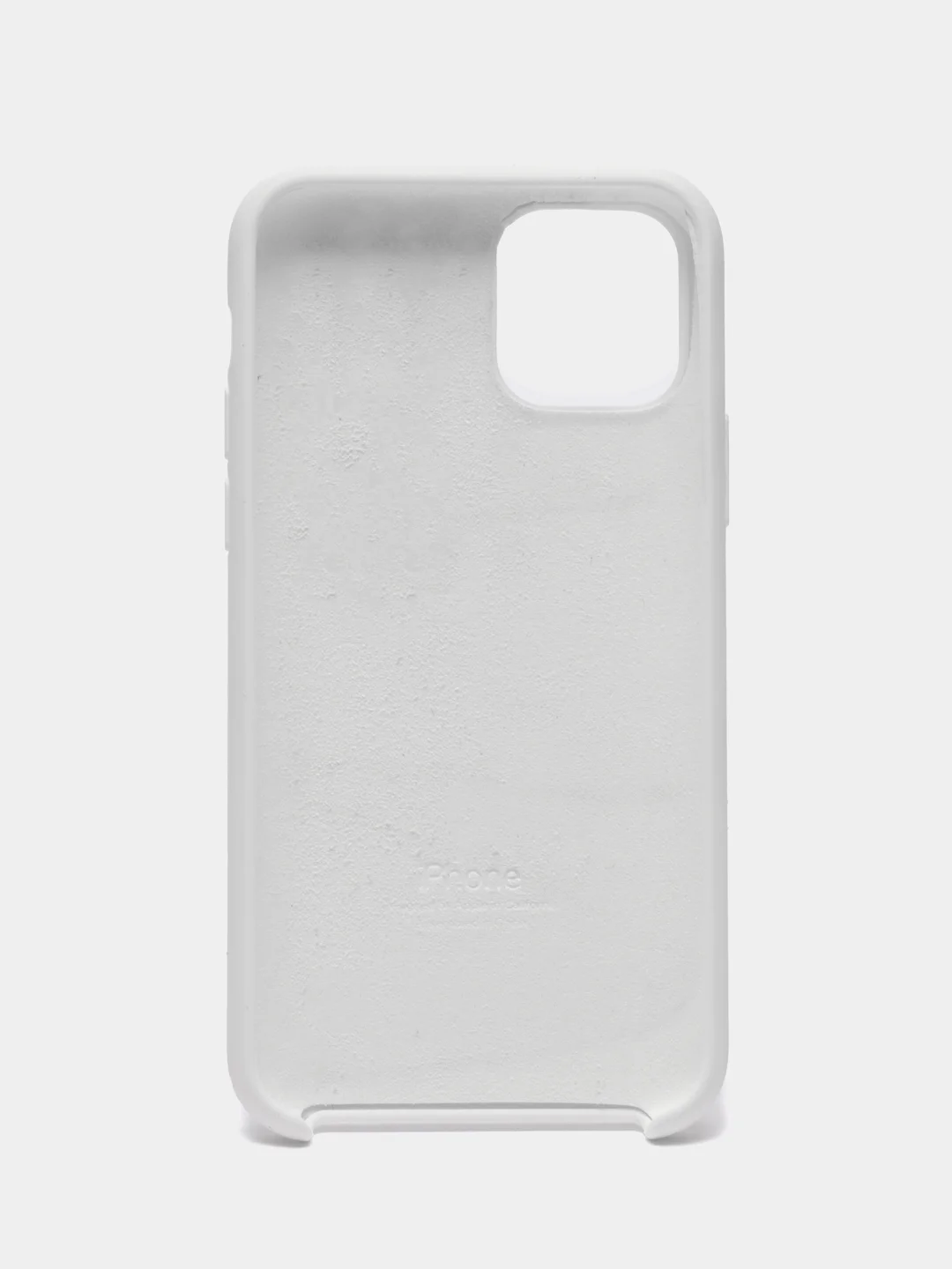 Белый чехол для iPhone 11, 6S, 7, 5, XR, XS, 7+, 11 Pro Max, с открытым низом, Silicone Case