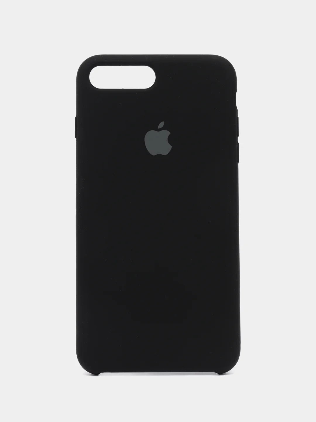 Черный чехол для iPhone 11, 6S, 7, 5, XR, XS, 7+, 11 Pro Max, с открытым низом, Silicone Case