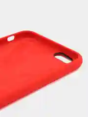 Красный силиконовый чехол iPhone 6 Plus / 6S Plus, с открытым низом