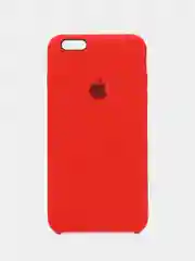 Красный силиконовый чехол iPhone 6 Plus / 6S Plus, с открытым низом