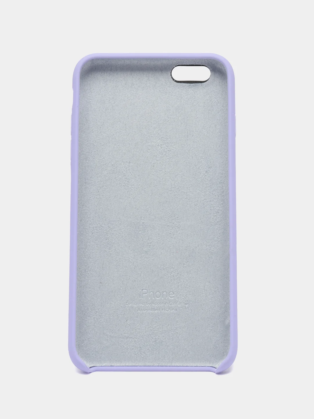 Лавандовый силиконовый чехол iPhone 6 Plus / 6S Plus, с открытым низом