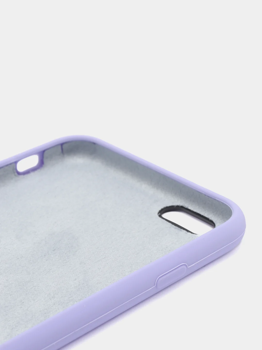 Лавандовый силиконовый чехол iPhone 6 Plus / 6S Plus, с открытым низом