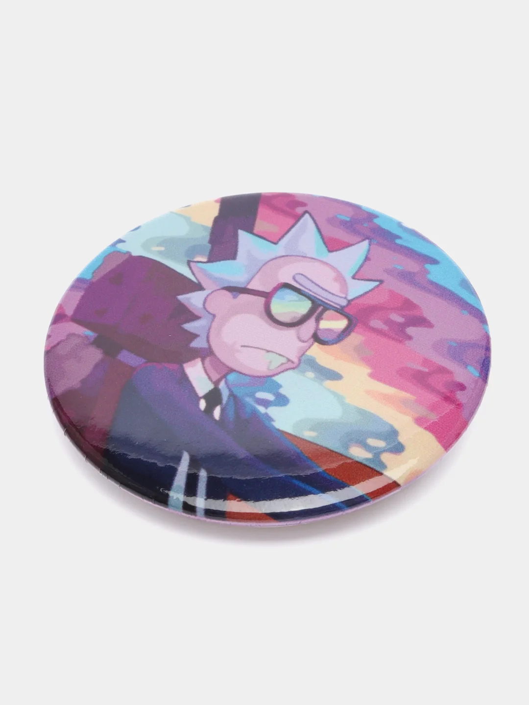 Серебряный значки Rick&Morty круглые, 20 видов