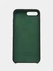 Тёмно-зелёный чехол для iPhone 11, 6S, 7, 5, XR, XS, 7+, 11 Pro Max, с открытым низом, Silicone Case