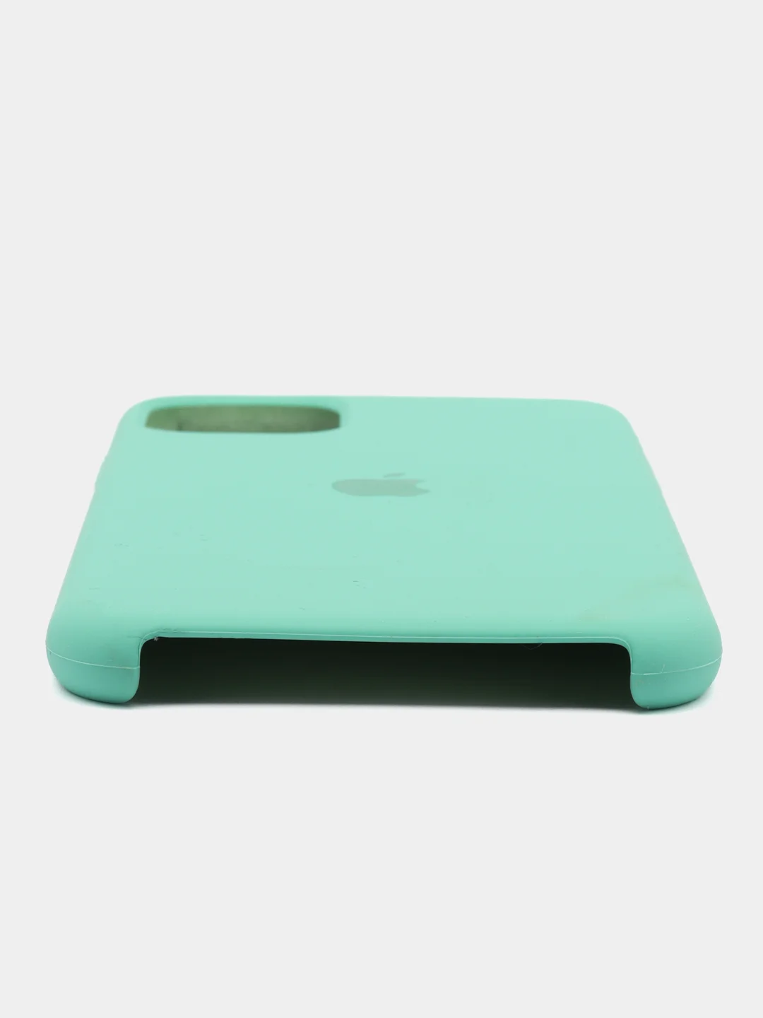 Бирюзовый чехол для iPhone 11, 6S, 7, 5, XR, XS, 7+, 11 Pro Max, с открытым низом, Silicone Case