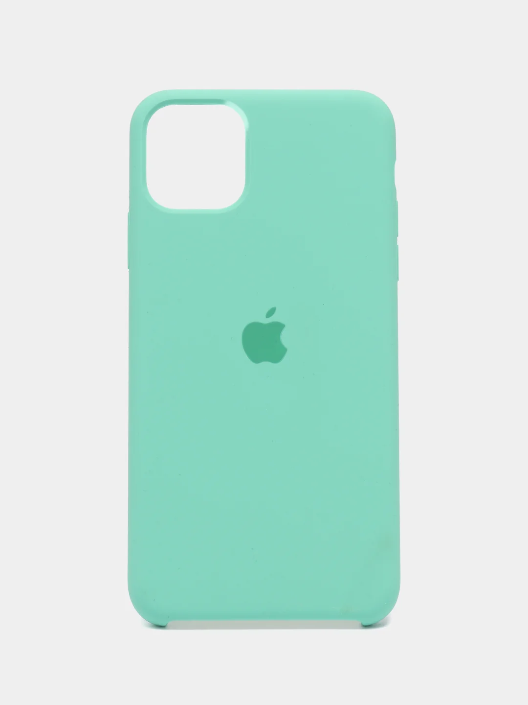 Бирюзовый чехол для iPhone 11, 6S, 7, 5, XR, XS, 7+, 11 Pro Max, с открытым низом, Silicone Case
