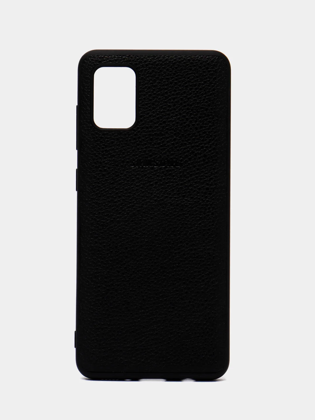 Черный чехол Leather Case для Samsung A31