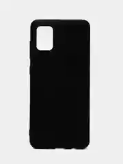 Черный чехол Leather Case для Samsung A31