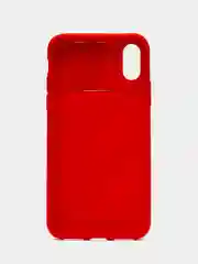 Красный чехол силиконовый для IPhone X, XS, XS Max, с защитой камеры